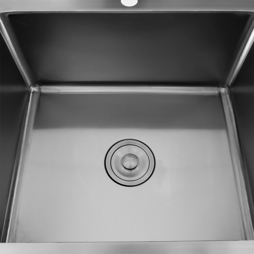 Commercial Sink Stainless Steel 2 Bowls Splashback 1200mm Depth 600mm | DA-HJS1202
