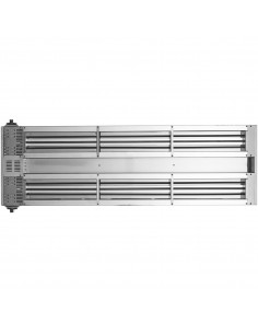 Commercial Dual Element Strip Warmer with Mounting brackets &amp Chains Infinite controls 1372mm | DA-ISW54D 2
