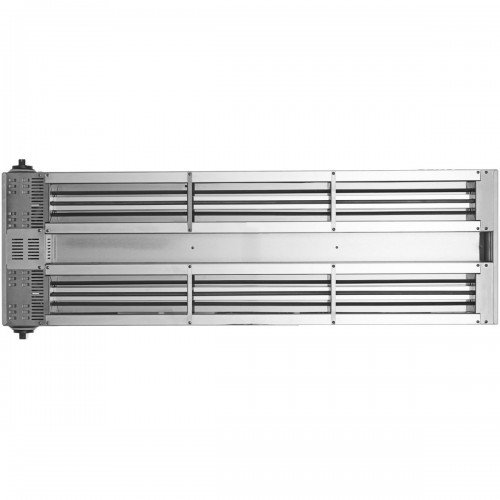 Commercial Dual Element Strip Warmer with Mounting brackets &amp Chains Infinite controls 1372mm | DA-ISW54D