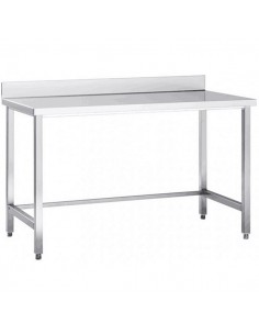 Professional Work table Stainless steel No bottom shelf Upstand 1800x600x965mm | DA-DW6180