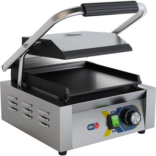 Heavy Duty Panini Contact grill Single Smooth | DA-EGD10A