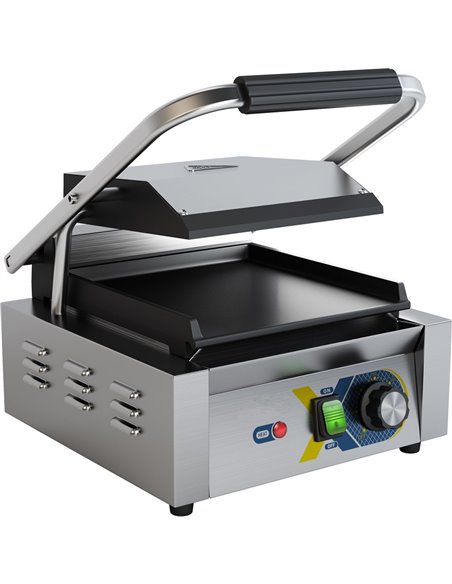 Heavy Duty Panini Contact grill Single Smooth | DA-EGD10A