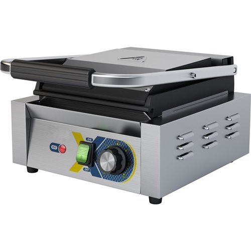 Heavy Duty Panini Contact grill Single Smooth | DA-EGD10A