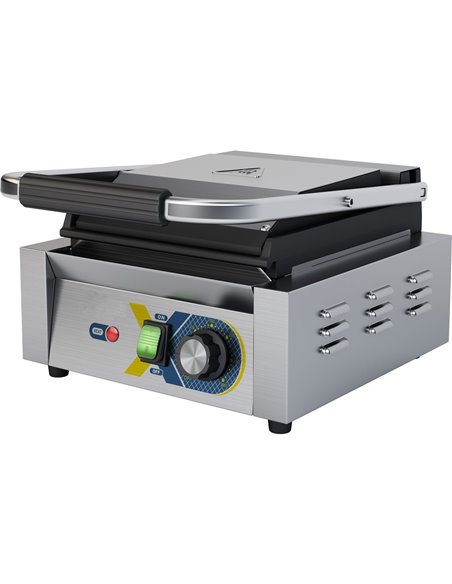Heavy Duty Panini Contact grill Single Smooth | DA-EGD10A