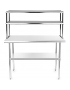 Double Tier Overshelf Stainless steel 1200x300x800mm | DA-DOS300X1200 2