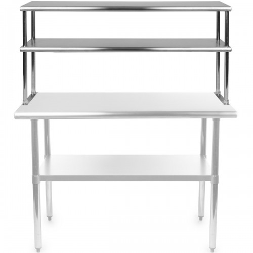 Double Tier Overshelf Stainless steel 1200x300x800mm | DA-DOS300X1200