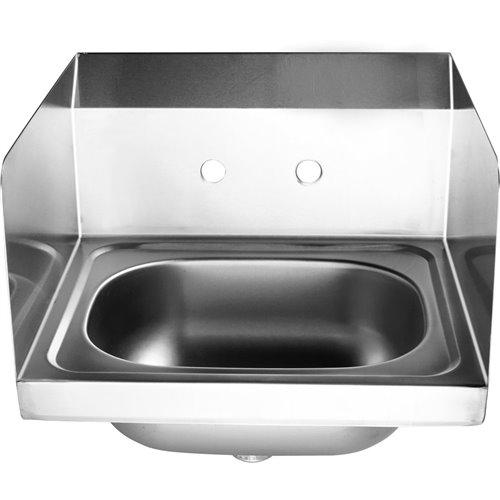 Wall mounted Hand Sink Wall mounted faucet Side splash Stainless steel | DA-HS15SP
