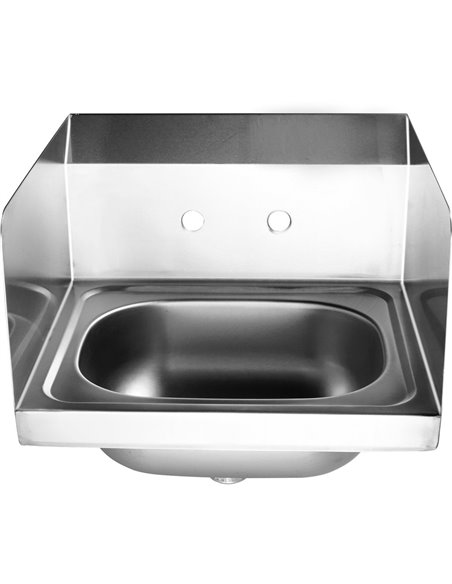 Wall mounted Hand Sink Wall mounted faucet Side splash Stainless steel | DA-HS15SP
