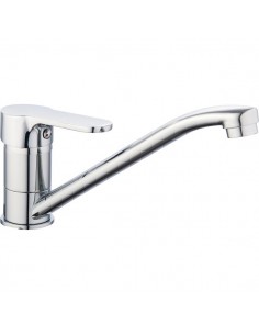 Basin Mixer Tap with Stainless Steel Spout Single Lever Chrome | DA-50221000