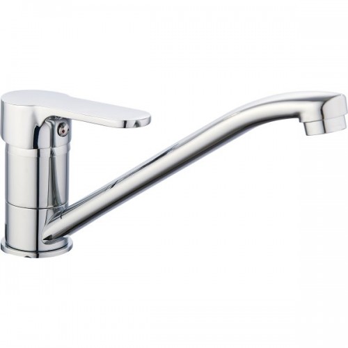 Basin Mixer Tap with Stainless Steel Spout Single Lever Chrome | DA-50221000