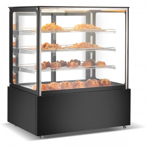 Commercial Heated Display Cabinet 605 Litres Black | H371BLACK