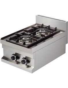 Gas boiling top 2 burners 7.2kW | DA-Hotmax 600 GC604