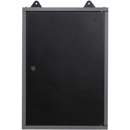 Professional Grey and Black Wall Mounted Tool Cabinet with Key 400x200x600mm | DA-TC001