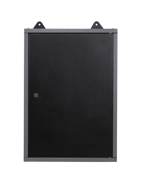 Professional Grey and Black Wall Mounted Tool Cabinet with Key 400x200x600mm | DA-TC001
