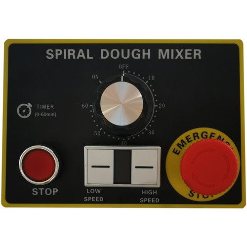 Professional Spiral Dough Mixer 30 Litres Fixed Head Fixed Bowl 2 Speeds 230V/1 Phase | DA-SH30