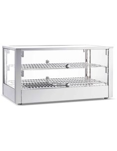 2 Tier Heated Display Case 80 Litres Countertop | DA-HW80