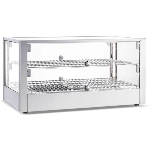 2 Tier Heated Display Case 80 Litres Countertop | DA-HW80
