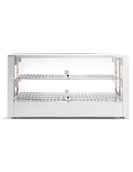 2 Tier Heated Display Case 80 Litres Countertop | DA-HW80