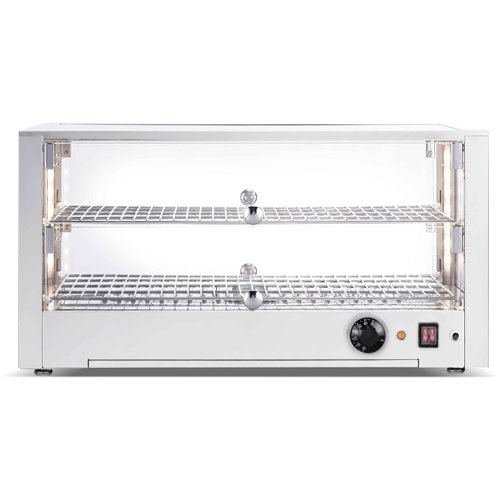 2 Tier Heated Display Case 80 Litres Countertop | DA-HW80