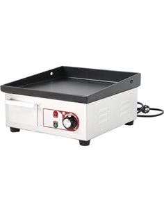 Commercial Griddle Smooth 360x380mm Enamelled plate 1.5kW Electric | DA-EG3638