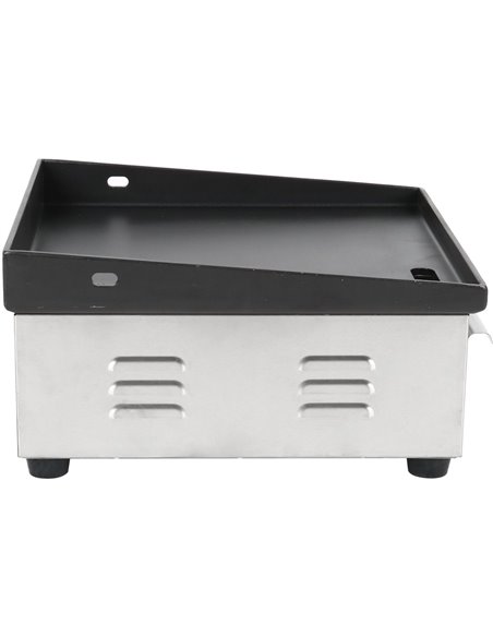 Commercial Griddle Smooth 360x380mm Enamelled plate 1.5kW Electric | DA-EG3638