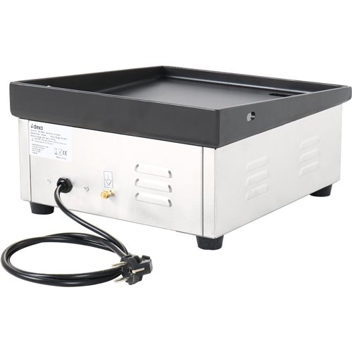 Commercial Griddle Smooth 360x380mm Enamelled plate 1.5kW Electric | DA-EG3638