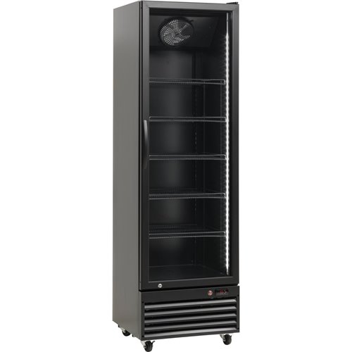 Commercial Display Refrigerator with Glass door 400 litres Black | DA-BLG4001M