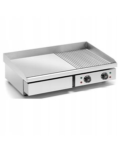 Commercial Griddle Smooth/Ribbed 730x470x240mm 4.4kW Electric | DA-HEG822