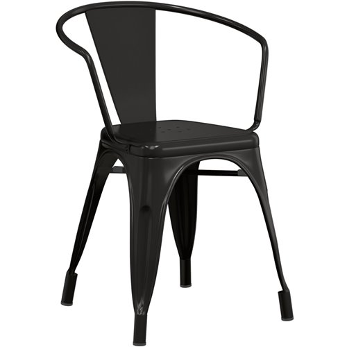 Bistro Dining Chair Steel Black Indoors | DA-WW170B