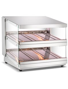 Commercial Countertop Heated Display Cabinet 85 Litres Stainless steel | DA-HW85