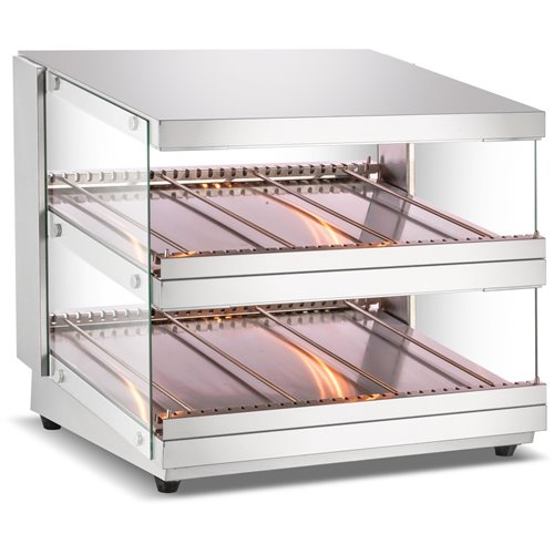 Commercial Countertop Heated Display Cabinet 85 Litres Stainless steel | DA-HW85
