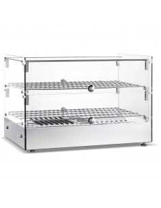 Commercial Countertop Heated Display Cabinet 50 Litres Stainless steel | DA-HW50
