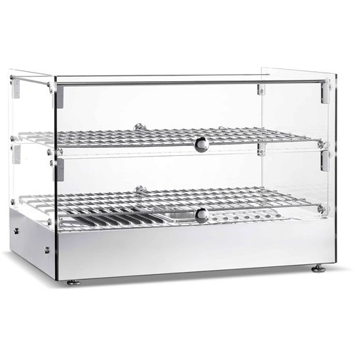 Commercial Countertop Heated Display Cabinet 50 Litres Stainless steel | DA-HW50