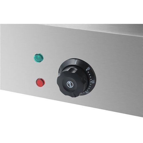 Commercial Griddle Smooth 540x400x200mm 3kW Electric | DA-EG818B