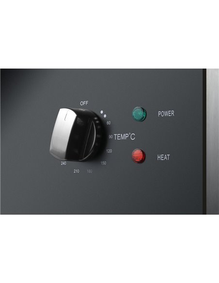 Commercial Griddle Smooth 610x620x360mm 8kW Electric | DA-HEG824