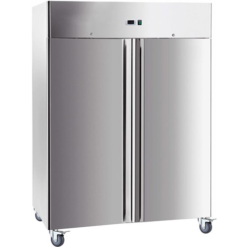 Commercial Refrigerator Upright cabinet 1476 litres Stainless steel Twin door GN2/1 Ventilated cooling | DA-R1400V