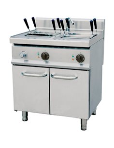 Professional Pasta cooker Electric 24kW 2x28 litre Floor standing | DA-THCPE80E