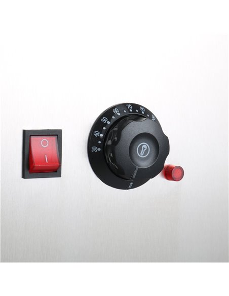 Heated Plate dispenser trolley Stainless steel 12''/300mm 2x50 plates | DA-TDDS2