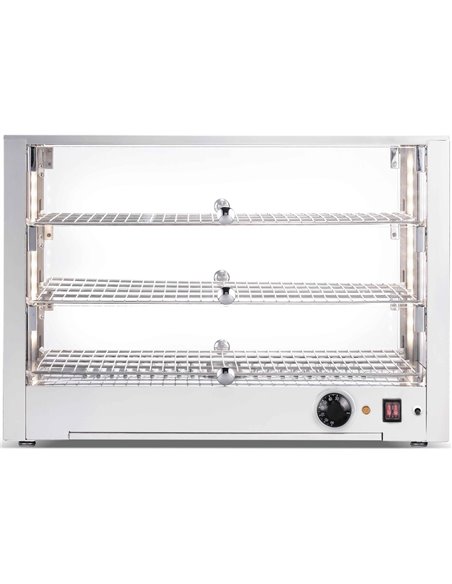3 Tier Heated Display Case 115 litres Countertop | DA-HW115