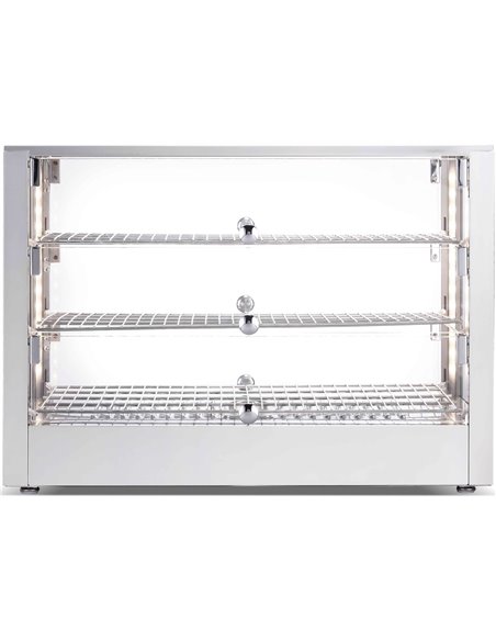 3 Tier Heated Display Case 115 litres Countertop | DA-HW115