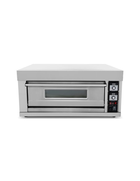 Commercial Pizza Oven Electric 860x630mm 6.6kW Capacity 6 pizzas at 12&quot Digital | DA-EO102D