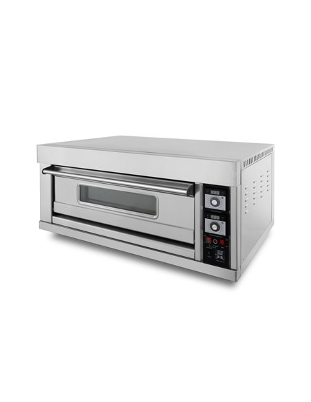 Commercial Pizza Oven Electric 860x630mm 6.6kW Capacity 6 pizzas at 12&quot Digital | DA-EO102D