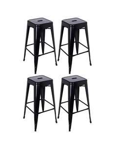 High Bar stool Steel Black Indoors | DA-WW61
