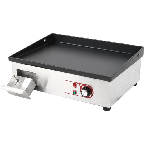 Commercial Griddle Smooth 540x380mm Enamelled plate 2.2kW Electric | DA-EG5438