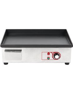 Commercial Griddle Smooth 540x380mm Enamelled plate 2.2kW Electric | DA-EG5438 2