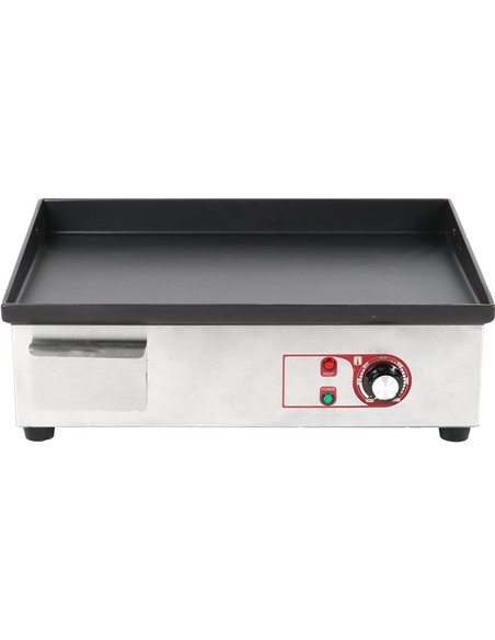 Commercial Griddle Smooth 540x380mm Enamelled plate 2.2kW Electric | DA-EG5438