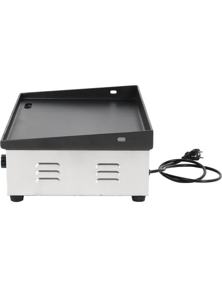 Commercial Griddle Smooth 540x380mm Enamelled plate 2.2kW Electric | DA-EG5438