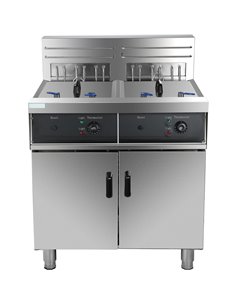 Commercial Fryer Single Electric 60 litre 20kW Free standing | DA-HEF262 2
