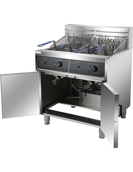 Commercial Fryer Single Electric 60 litre 20kW Free standing | DA-HEF262