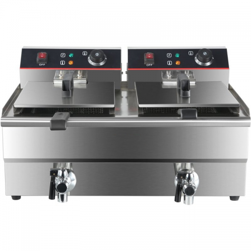 Commercial Fryer Double Electric 2x13...